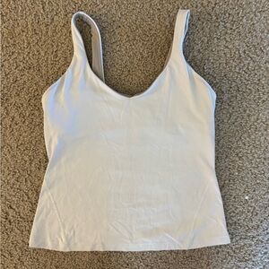Women's White Lululemon Align Tank Top